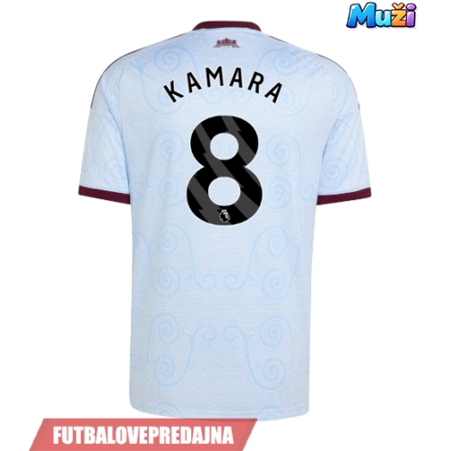 Lacne Muži Futbalové dres Aston Villa Boubacar Kamara #8 2026-27 Krátky Rukáv - Tretina